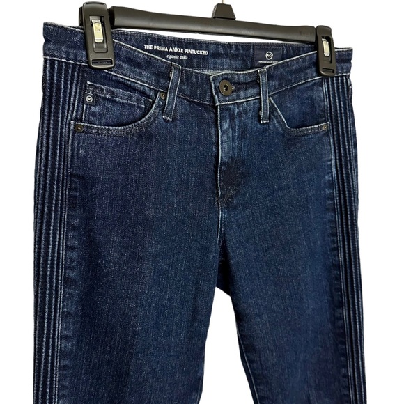 AG ADRIANO GOLDSCHMIED | The Prima Ankle Pintucked Cigarette Ankle Jeans 26R - Picture 9 of 16